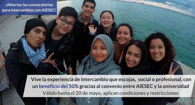 ¡Abiertas las convocatorias para intercambios con AIESEC!