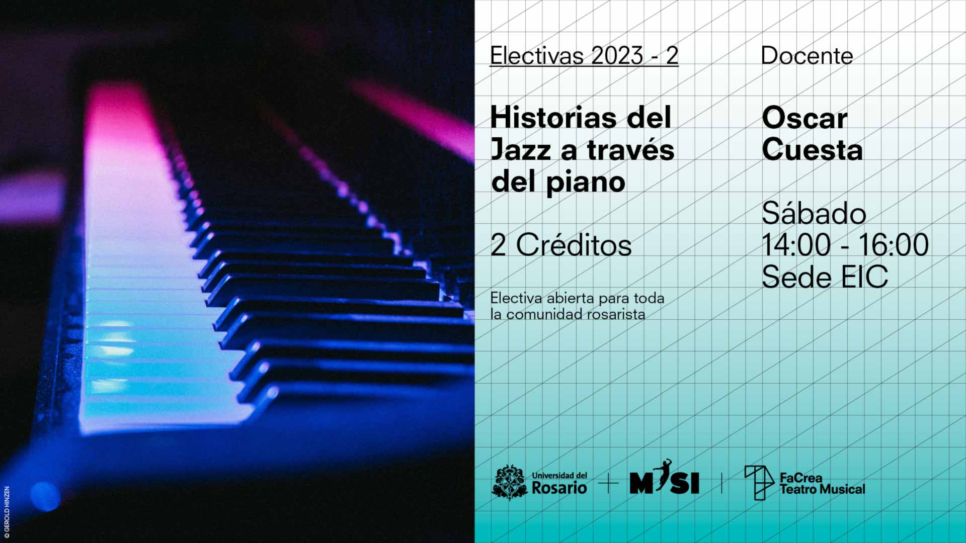 Historias del jazz a través del piano