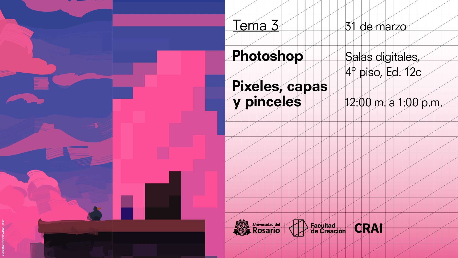 Capacitación: Photoshop, pixeles, capas y pinceles