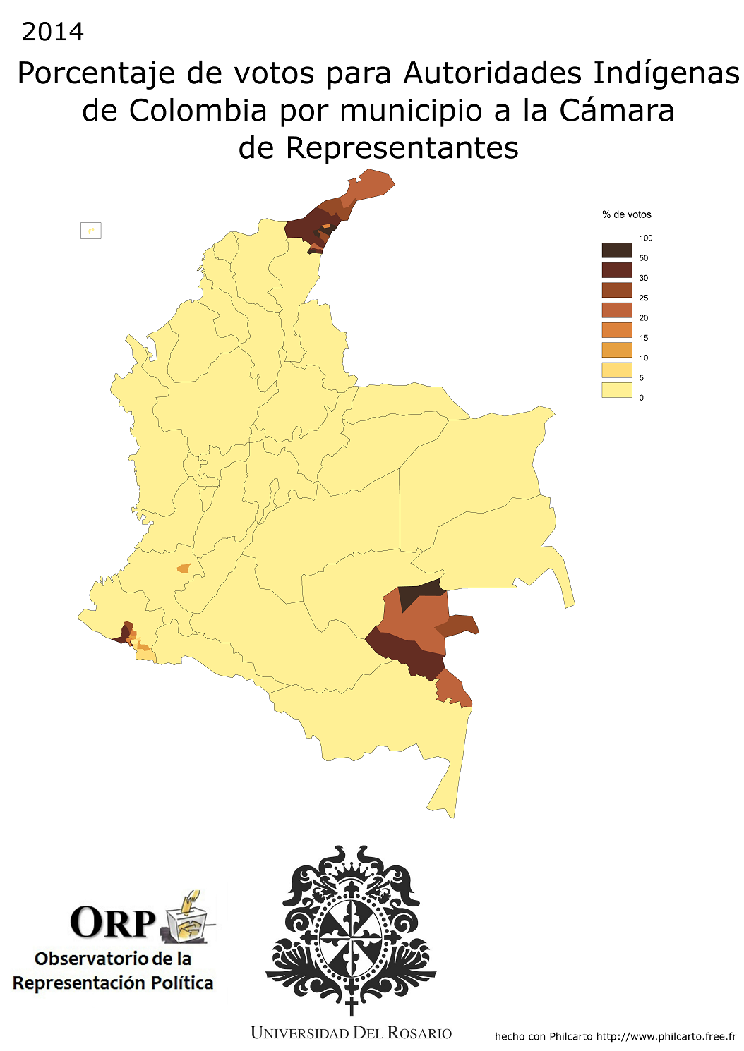 Autoridades Indígenas de Colombia "AICO" votos