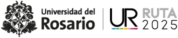 Logo Universidad del Rosario | Logo Ruta 2025