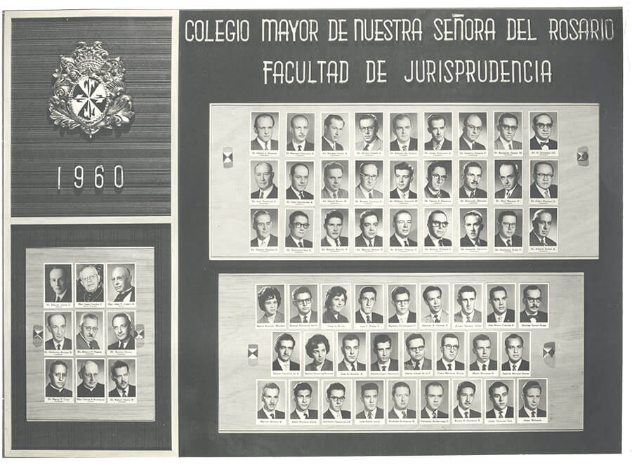 Colegio mayor de nuestra señora del rosario facultad de jurisprudencia 1960