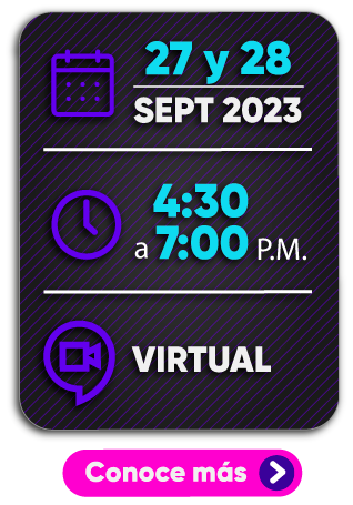 Urosario te conecta 27 y 28 de septiembre de 4:30 p.m. a 7:00 p.m. virtual zoom