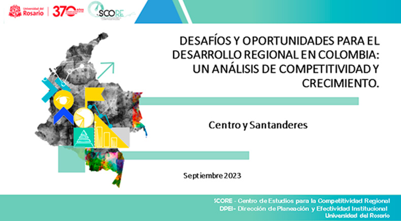 SCORE - Índice Departamental de Competitividad 2023 - Centro y Santanderes