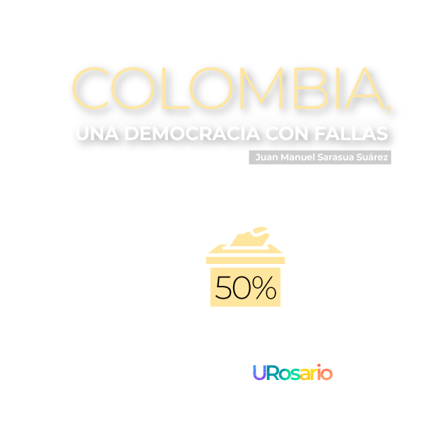 Colombia, una democracia con fallas Juan Manuel Sarasua Suárez ¿Sabías que desde 1978 la 
                    abstención en Colombia ha 
                    superado el 50% en la mayoría de las
                    citas electorales?