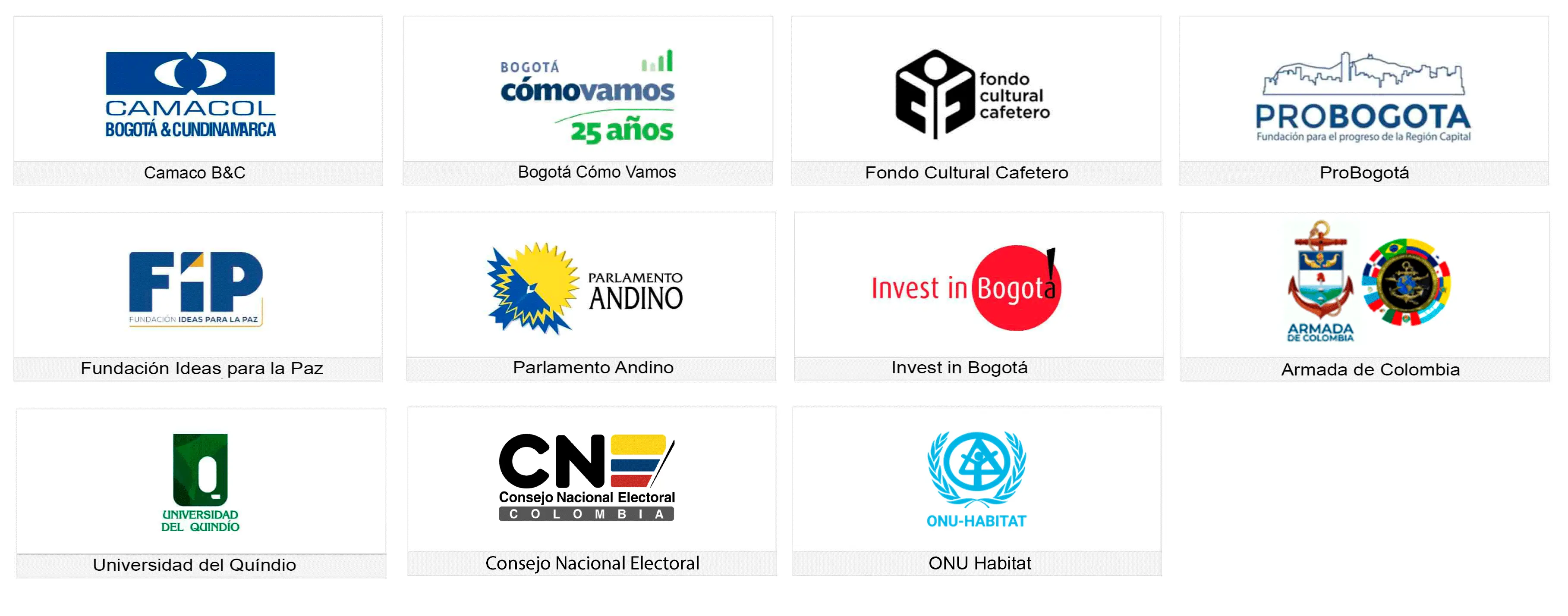 Logos de empresas de consultoría formativa capstone