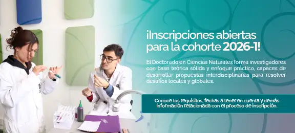 Inscripciones 2026 para Doctorado en Ciencias Naturales en la Universidad del Rosario