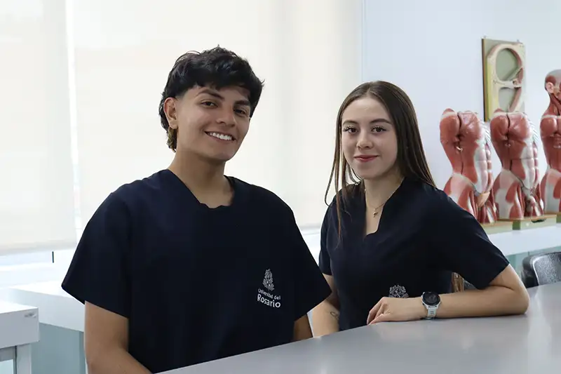 Estudiantes del Pregrado en Fisioterapia de la Universidad del Rosario
