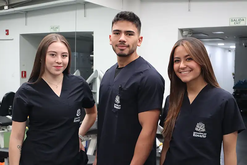 Estudiantes del Pregrado en Fisioterapia de la Universidad del Rosario