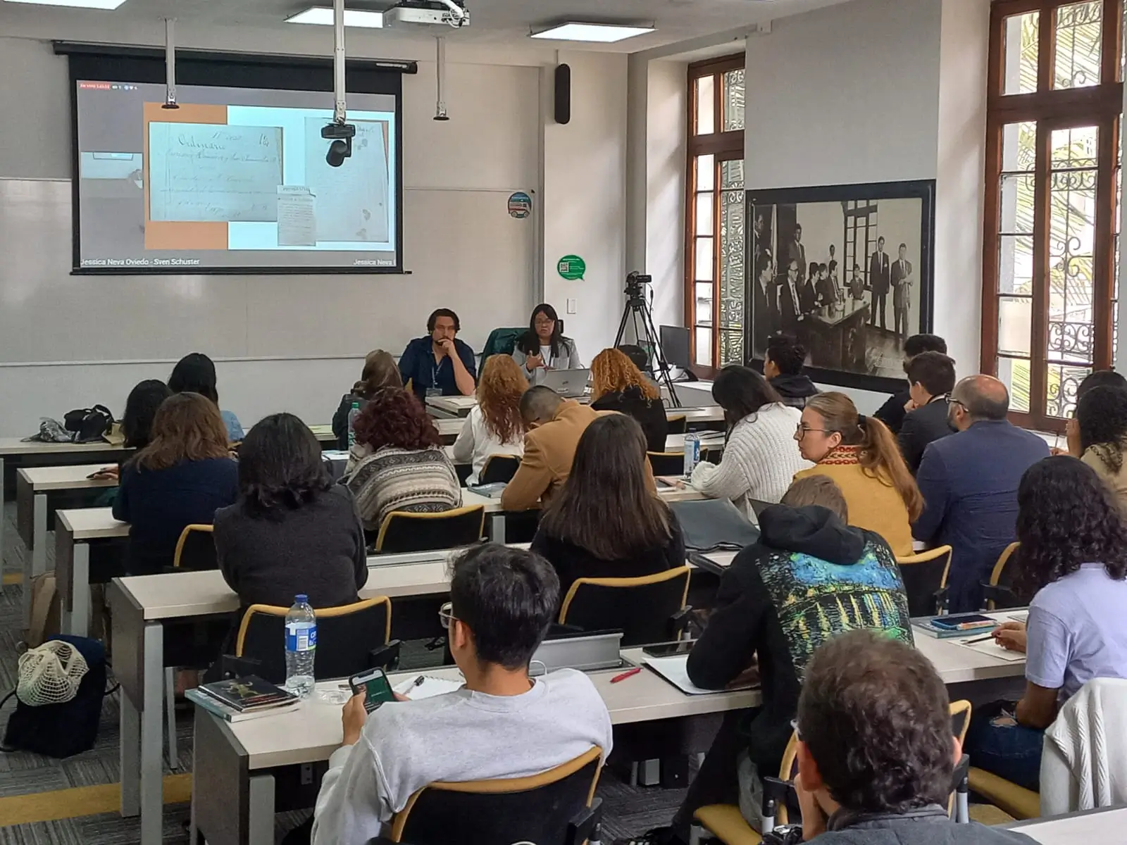 Estudiantes del programa de historia urosario