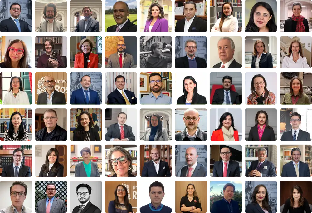 Profesores del Pregrado en Jurisprudencia - Carrera de Derecho de la Universidad del Rosario