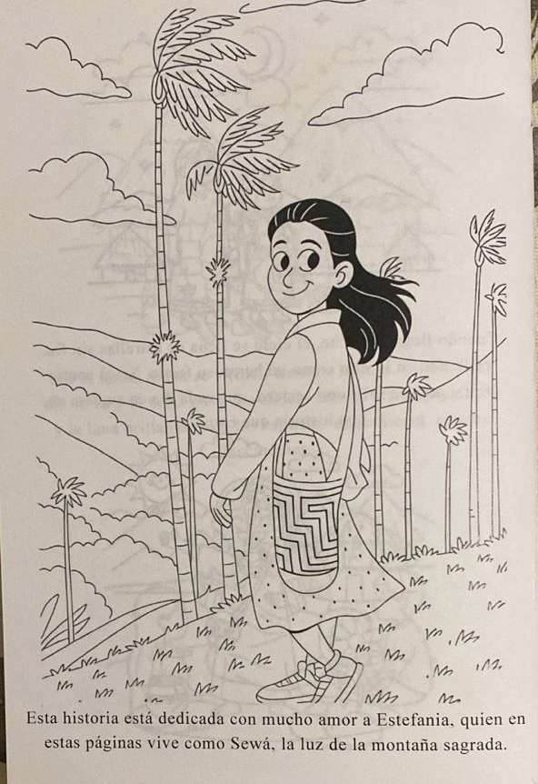 Cartilla para colorear en homenaje a Estefanía. ESTEFANIA, Mi hija amada…