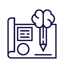 Proyectos académicos para posgrados - Ícono de creación de productos académicos