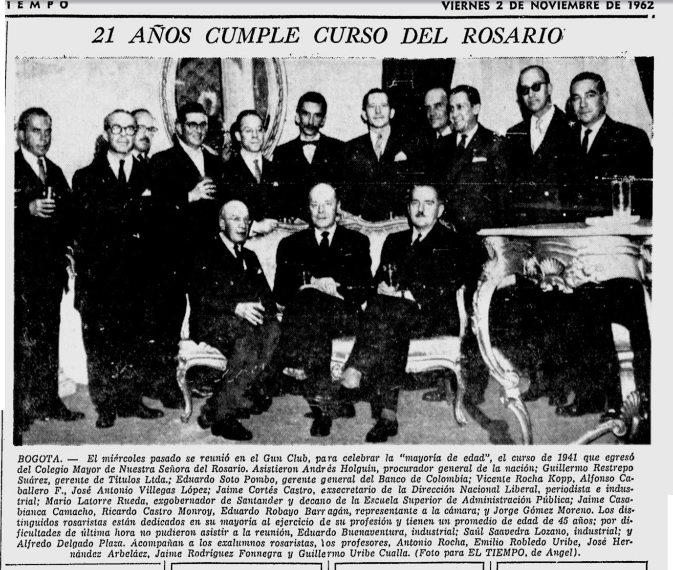 Veintiún años de la promoción 