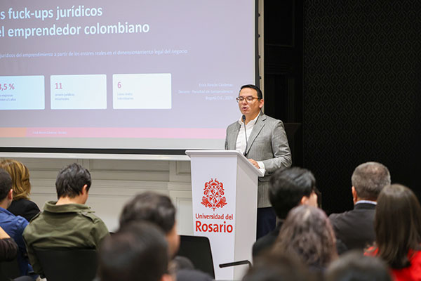 Erick Rincón Cárdenas, decano de la Facultad de Jurisprudencia de la Universidad del Rosario
