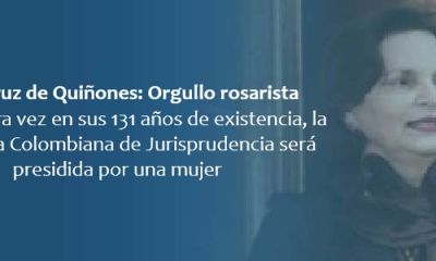 Por primera vez en sus 131 años de existencia, la Academia Colombiana de Jurisprudencia será presidida por una mujer 