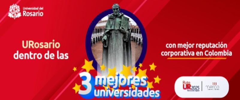 URosario dentro de las tres mejores universidades con mejor reputación corporativa en Colombia