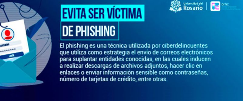 Evita abrir archivos adjuntos de correos electrónicos que provengan de cuentas desconocidas, puede ser una suplantación de una organización conocida para robar datos personales.   Ten en cuenta los siguientes tips:   1.	Si en el correo electrónico te solicitan abrir un archivo adjunto o redirigirte a un enlace para reclamar un premio o para evitar una sanción, ignora el mensaje.  2.	Si recibes un correo electrónico de un usuario desconocido o poco frecuente de tu lista de contactos, investiga bien de quién 