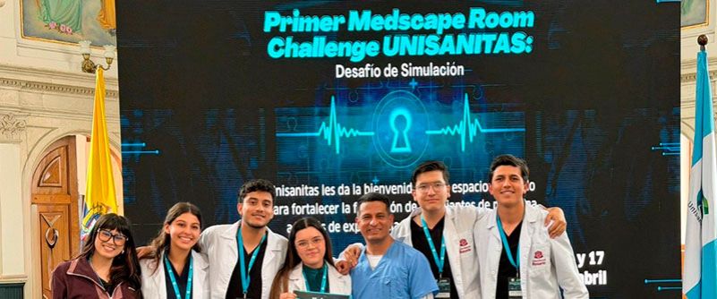 Estudiantes de Medicina de la Universidad del Rosario obtienen el primer puesto en el MedEscape Room Challenge Unisanitas 2026