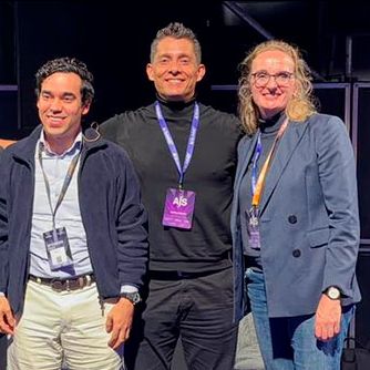 Mauricio Sanabria, decano (e) de la Escuela de Administración en el AI Summit