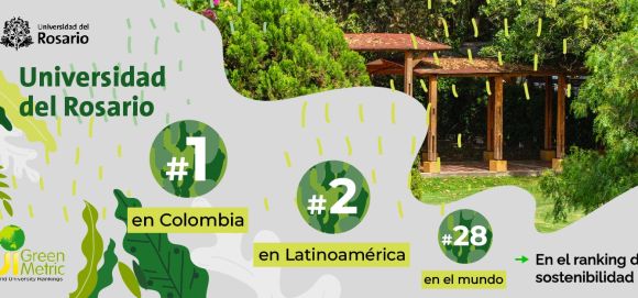 Universidad del Rosario, primer lugar en Colombia en el ranking UI GreenMetric