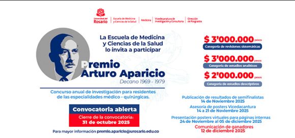 Premio Arturo Aparicio a los mejores trabajos de grado 2025