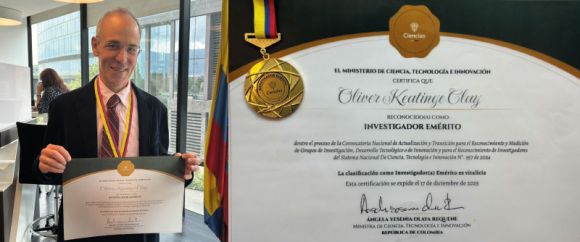 Oliver Keatinge Clay, Investigador Emérito: un reconocimiento a la excelencia científica en la Universidad del Rosario
