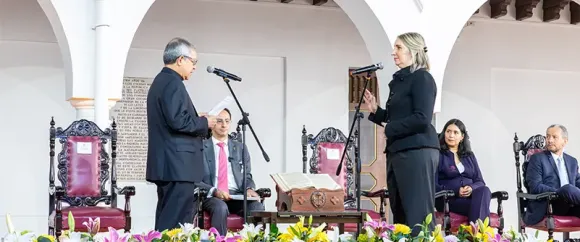 Stéphanie Lavaux asume la Rectoría de la Universidad del Rosario para el periodo 2026-2030