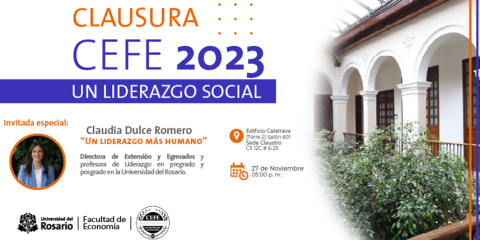 Clausura CEFE 2023: un liderazgo social