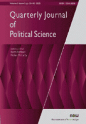  Quarterly Journal of Political Science