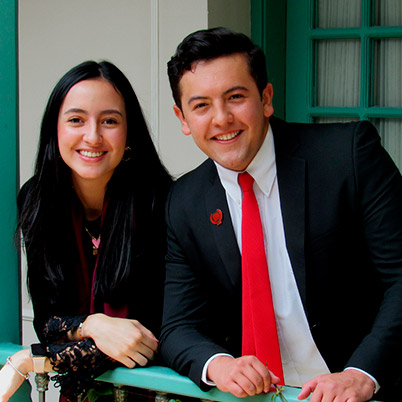 Nicole Plata y Nicolás Caicedo